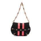 Gucci GG Canvas Horsebit Chain Baguette (SHG-FcwgFl)