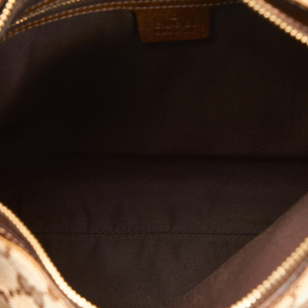 Gucci GG Canvas Horsebit Creole Hobo Bag (SHG-y6YgpM)
