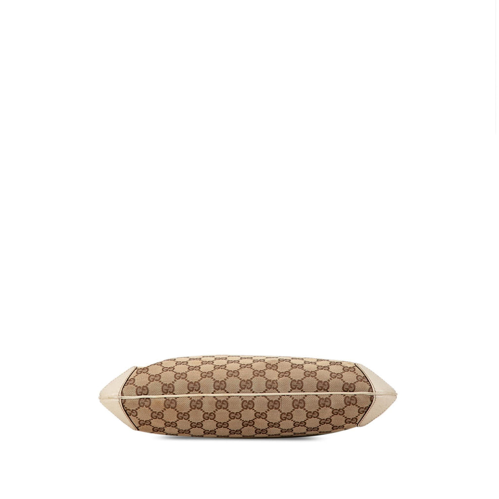 Gucci GG Canvas Horsebit Creole Hobo Bag (SHG-W6hAf3)