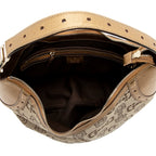 Gucci GG Canvas Horsebit Glam Hobo - FINAL SALE (SHF-14864)