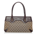 Gucci GG Canvas Horsebit Handbag (SHG-29601)