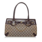 Gucci GG Canvas Horsebit Handbag (SHG-29601)