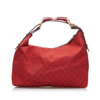 Gucci GG Canvas Horsebit Handbag (SHG-bSt1gy)