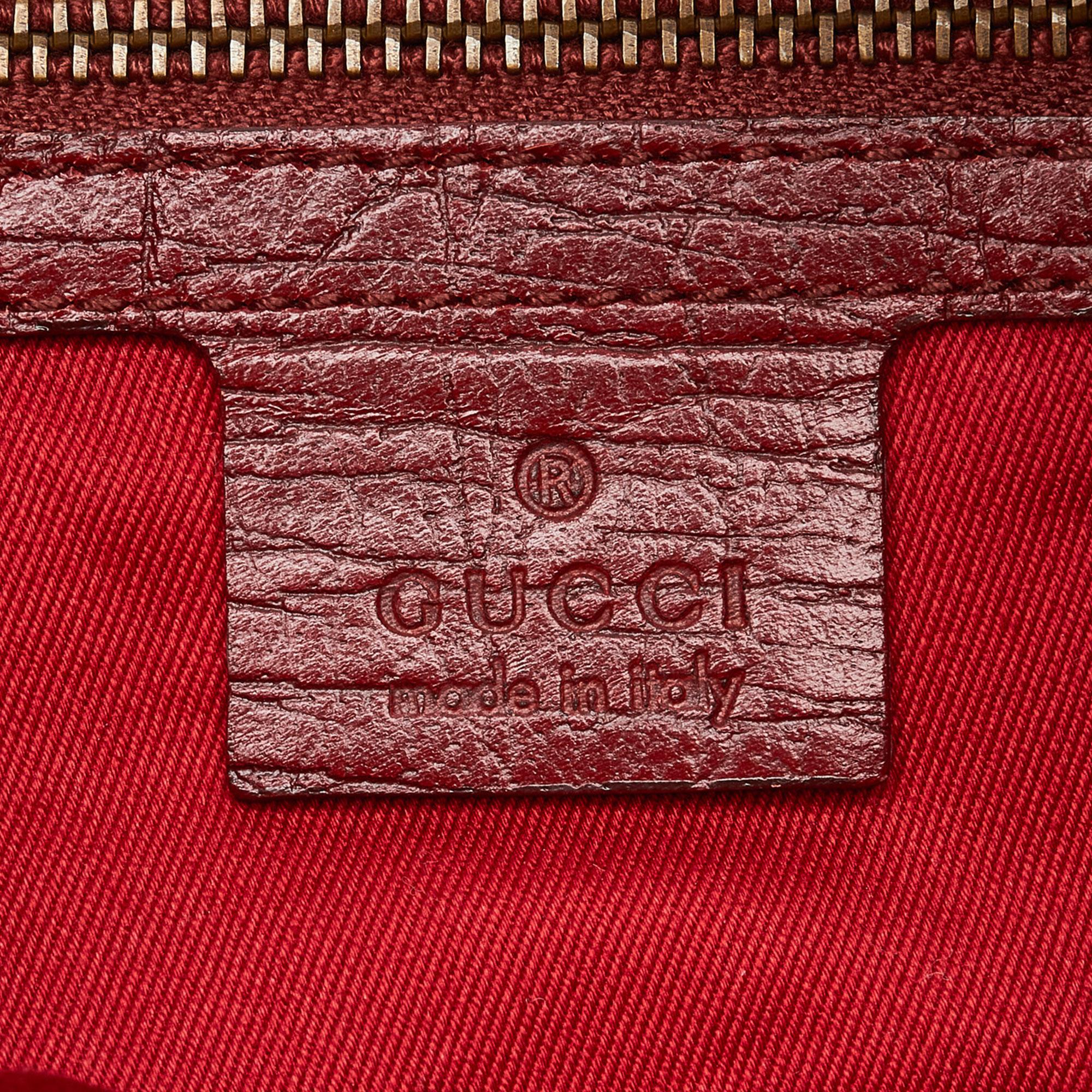 Gucci GG Canvas Horsebit Handbag (SHG-bSt1gy)