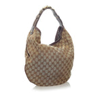 Gucci GG Canvas Horsebit Hobo Bag (SHG-33455)