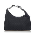 Gucci GG Canvas Horsebit Hobo Bag (SHG-34117)