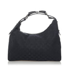 Gucci GG Canvas Horsebit Hobo Bag (SHG-34117)