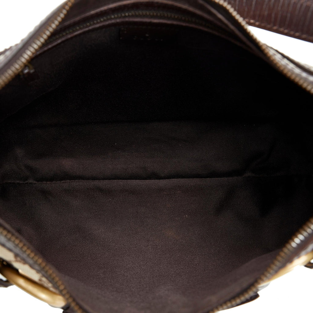 Gucci GG Canvas Horsebit Hobo Bag (SHG-3vKr0U)