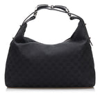 Gucci GG Canvas Horsebit Hobo (SHG-36979)