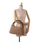 Gucci GG Canvas Horsebit Hobo (SHG-i65Xy9)