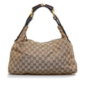 Gucci GG Canvas Horsebit Hobo (SHG-Df8Cbe)
