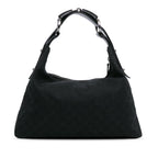 Gucci GG Canvas Horsebit Hobo (SHG-07dStE)