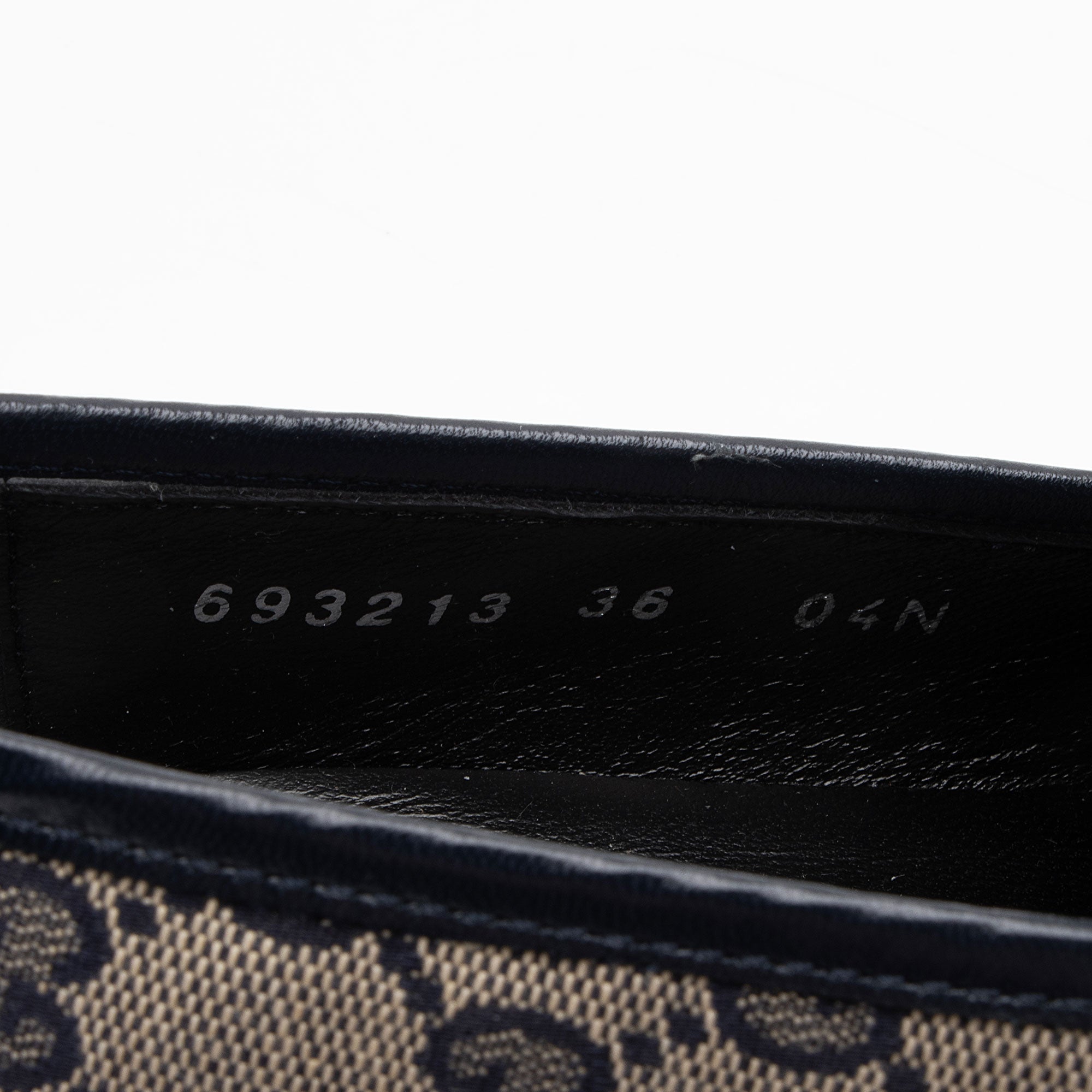 Gucci GG Canvas Horsebit Jordaan Loafers - Size 6 / 36