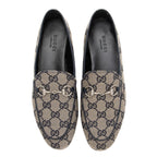 Gucci GG Canvas Horsebit Jordaan Loafers - Size 6 / 36