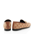 Gucci GG Canvas Horsebit Jordaan Loafers - Size 6.5 / 36.5 - FINAL SALE (SHF-DyXTtO)