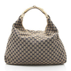 Gucci GG Canvas Horsebit Large Hobo