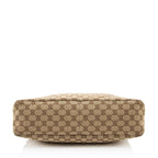 Gucci GG Canvas Horsebit Medium Hobo (SHF-V8RIx7)