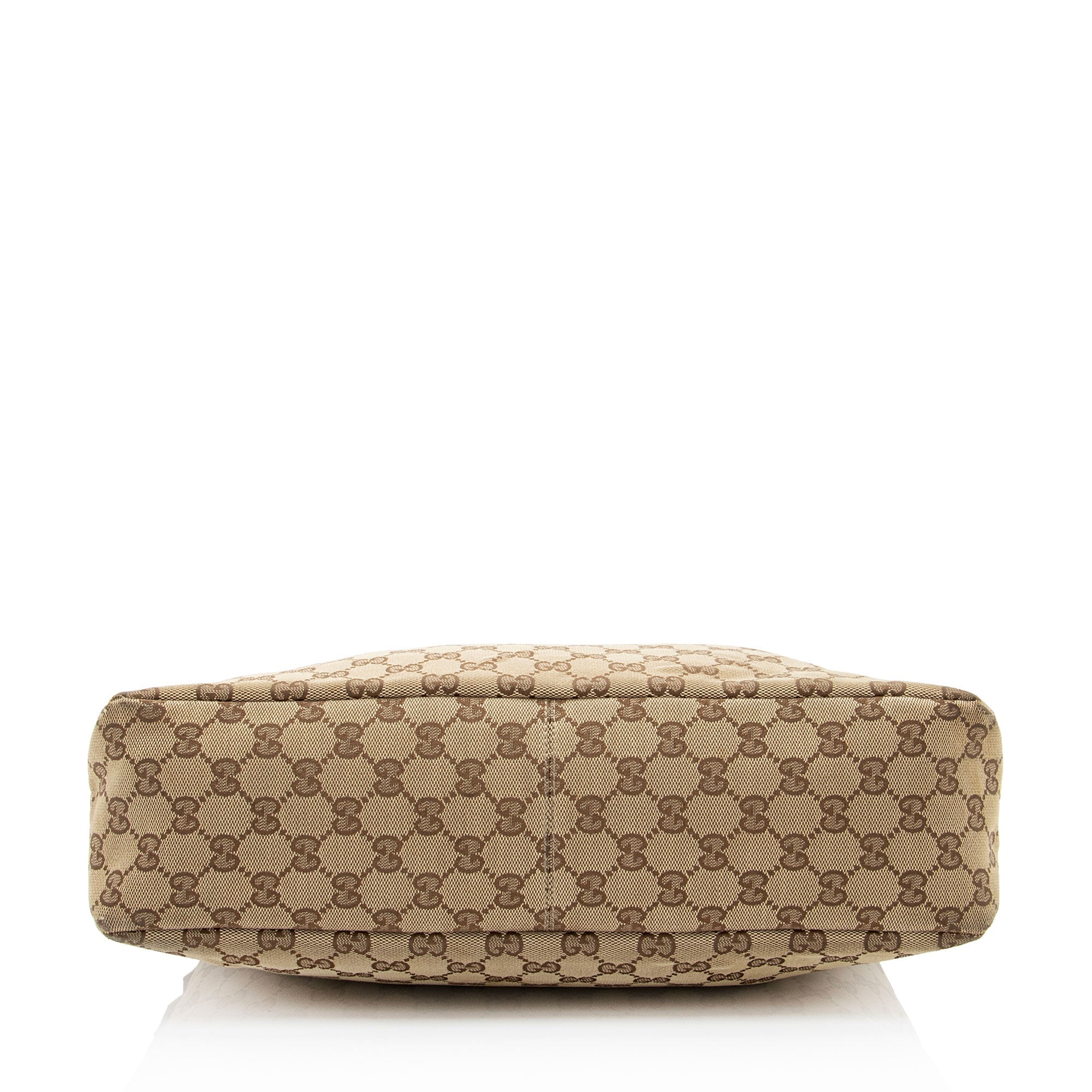 Gucci GG Canvas Horsebit Medium Hobo (SHF-V8RIx7)