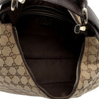 Gucci GG Canvas Horsebit Medium Hobo (SHF-V8RIx7)