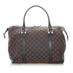 Gucci GG Canvas Horsebit Nail Boston Bag (SHG-32061)