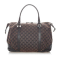 Gucci GG Canvas Horsebit Nail Boston Bag (SHG-32061)