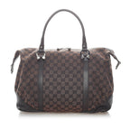 Gucci GG Canvas Horsebit Nail Boston Bag (SHG-32061)