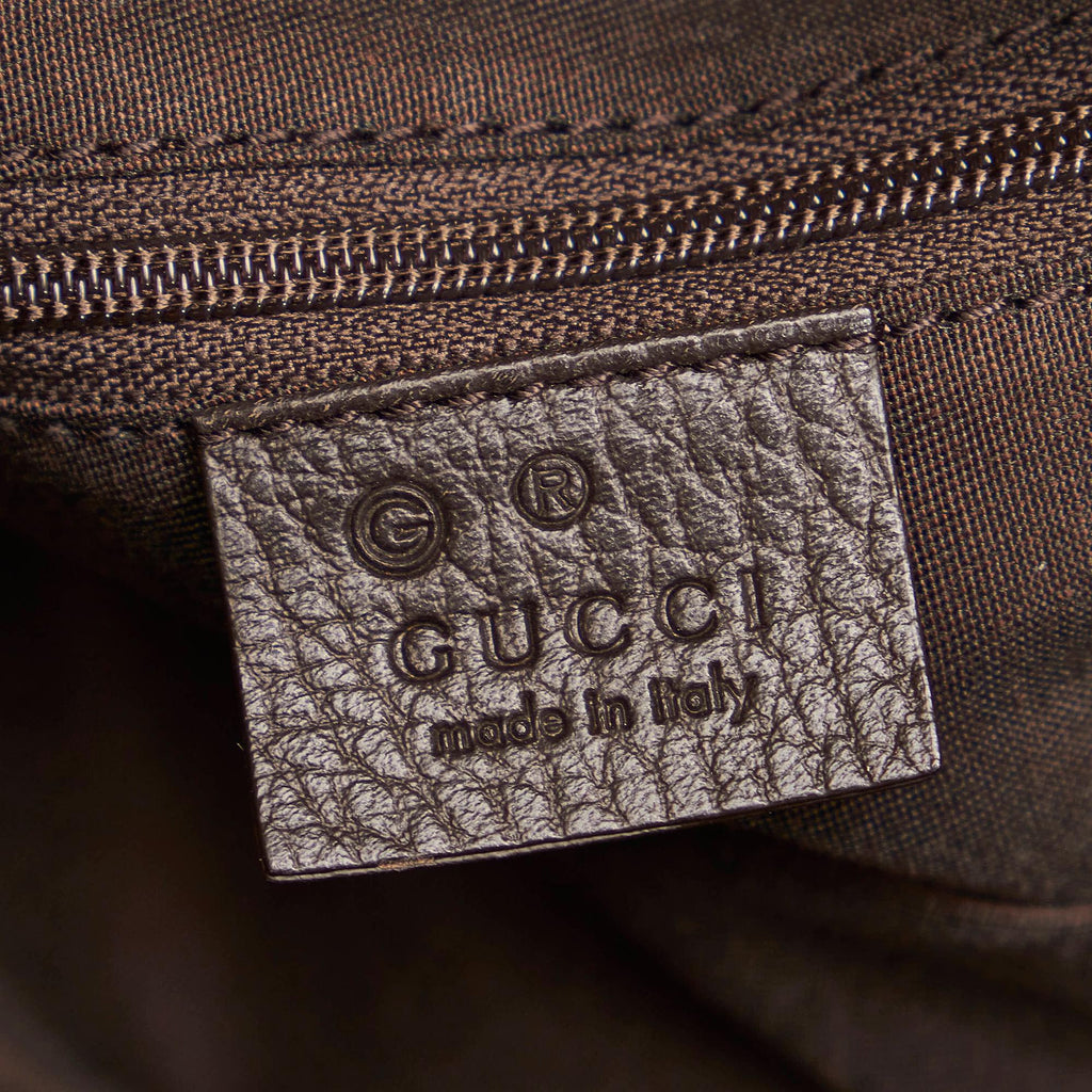 Gucci GG Canvas Horsebit Nail Boston Bag (SHG-32061)