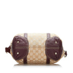Gucci GG Canvas Horsebit Nail Satchel (SHG-36819)
