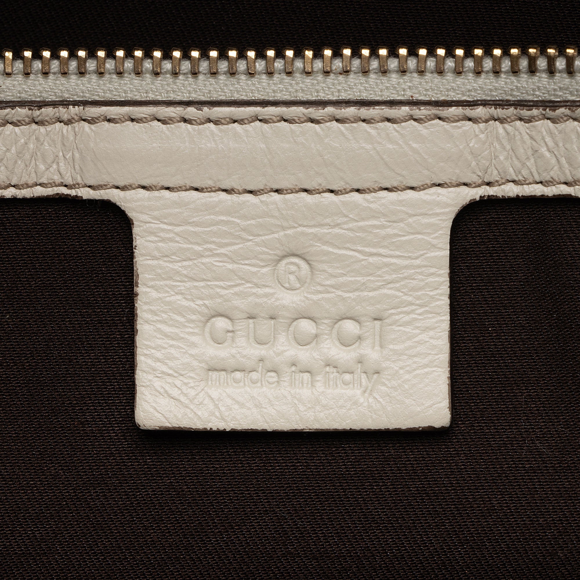 Gucci GG Canvas Horsebit Nailhead Medium Boston Bag