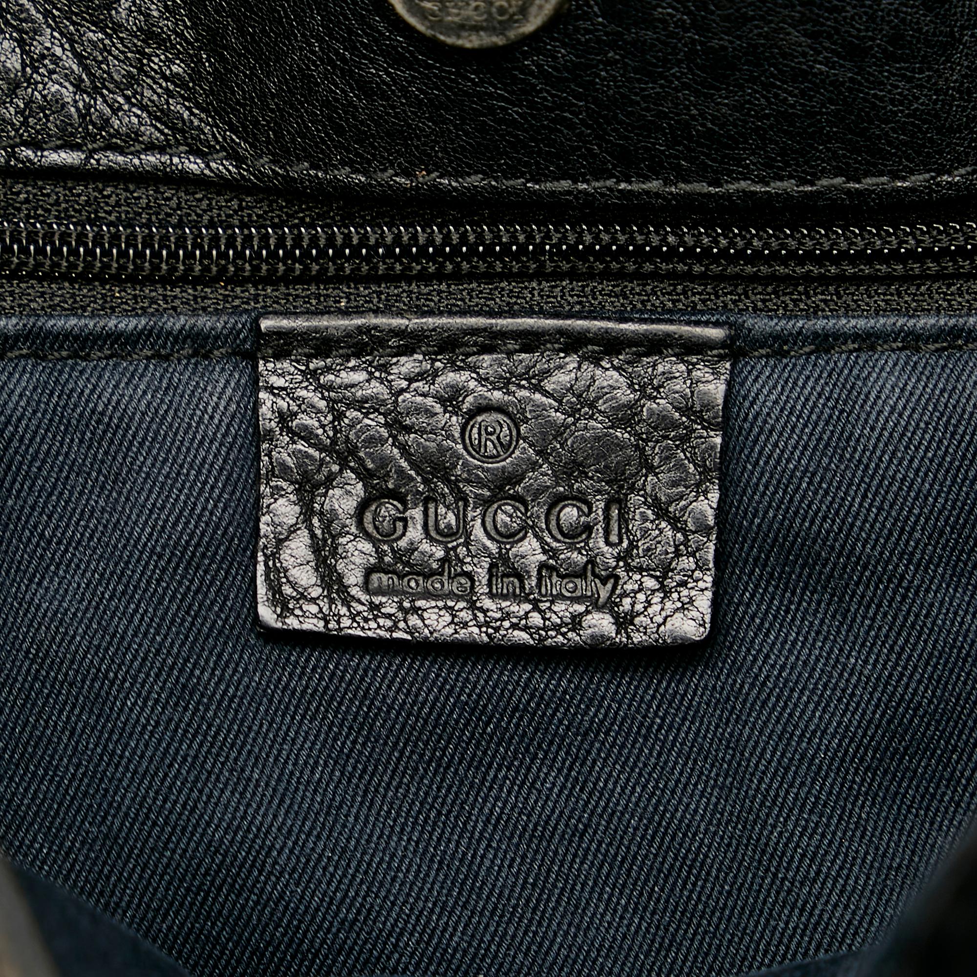Gucci GG Canvas Horsebit Shoulder Bag (SHG-24498)