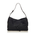 Gucci GG Canvas Horsebit Shoulder Bag (SHG-27551)