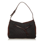 Gucci GG Canvas Horsebit Shoulder Bag (SHG-29071)