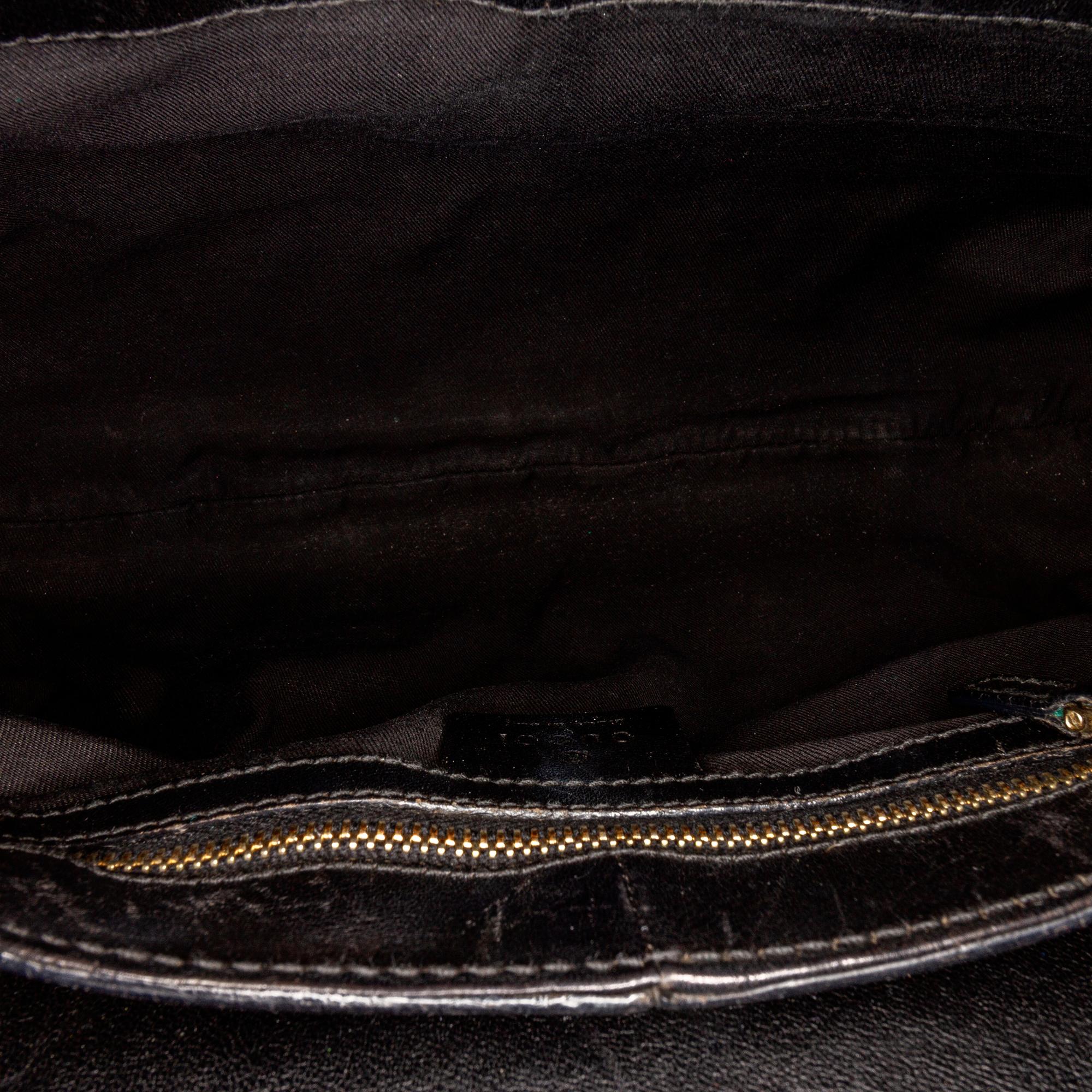 Gucci GG Canvas Horsebit Shoulder Bag (SHG-30316)