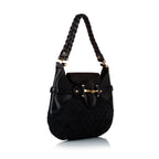 Gucci GG Canvas Horsebit Shoulder Bag (SHG-30316)