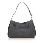 Gucci GG Canvas Horsebit Shoulder Bag (SHG-32126)