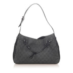 Gucci GG Canvas Horsebit Shoulder Bag (SHG-32126)