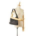 Gucci GG Canvas Horsebit Shoulder Bag (SHG-32126)