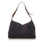 Gucci GG Canvas Horsebit Shoulder Bag (SHG-32909)
