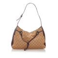 Gucci GG Canvas Horsebit Shoulder Bag (SHG-33270)