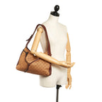 Gucci GG Canvas Horsebit Shoulder Bag (SHG-33270)