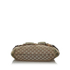 Gucci GG Canvas Horsebit Shoulder Bag (SHG-33631)