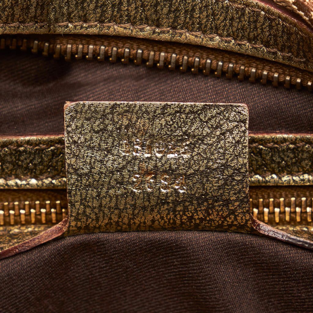 Gucci GG Canvas Horsebit Shoulder Bag (SHG-33631)