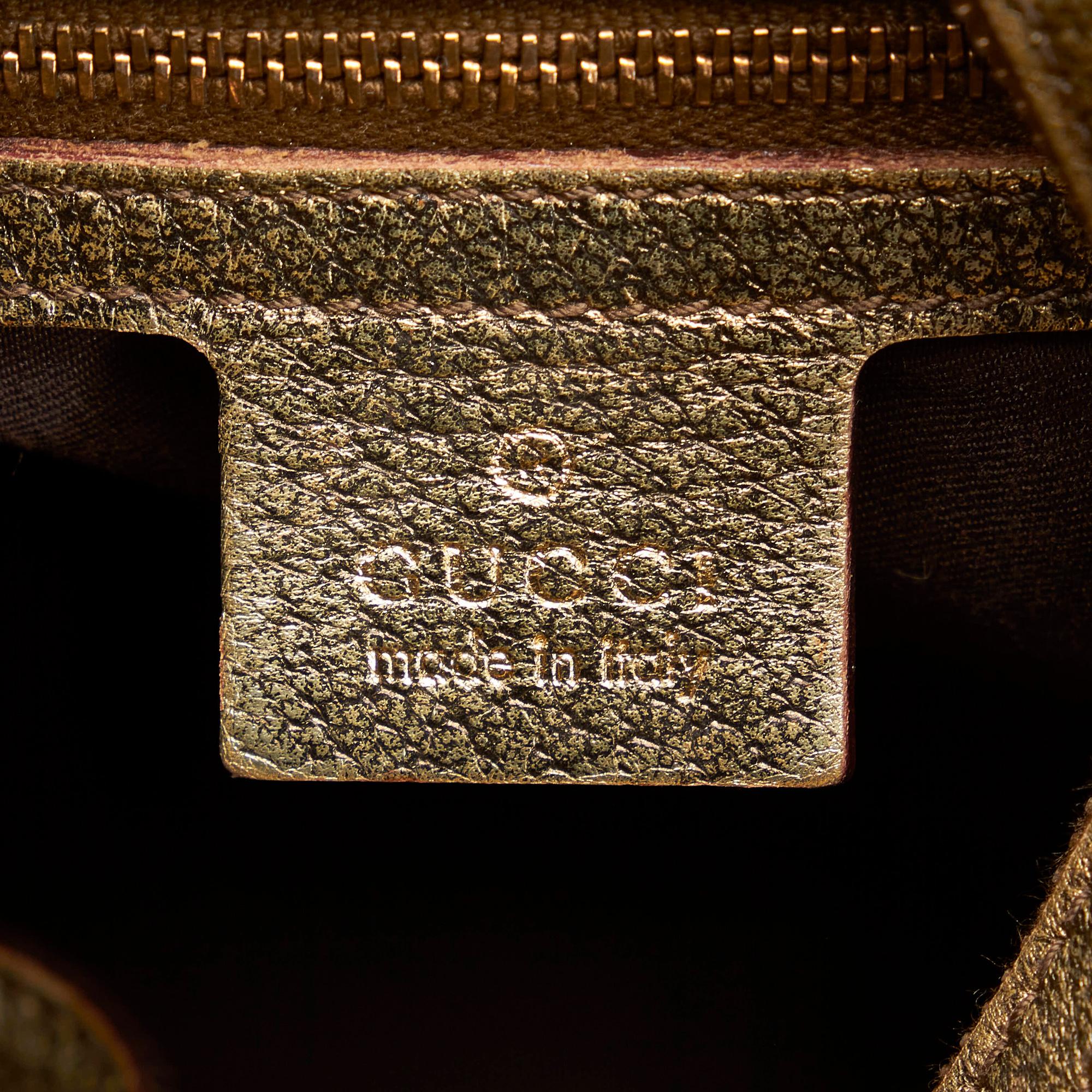 Gucci GG Canvas Horsebit Shoulder Bag (SHG-33631)