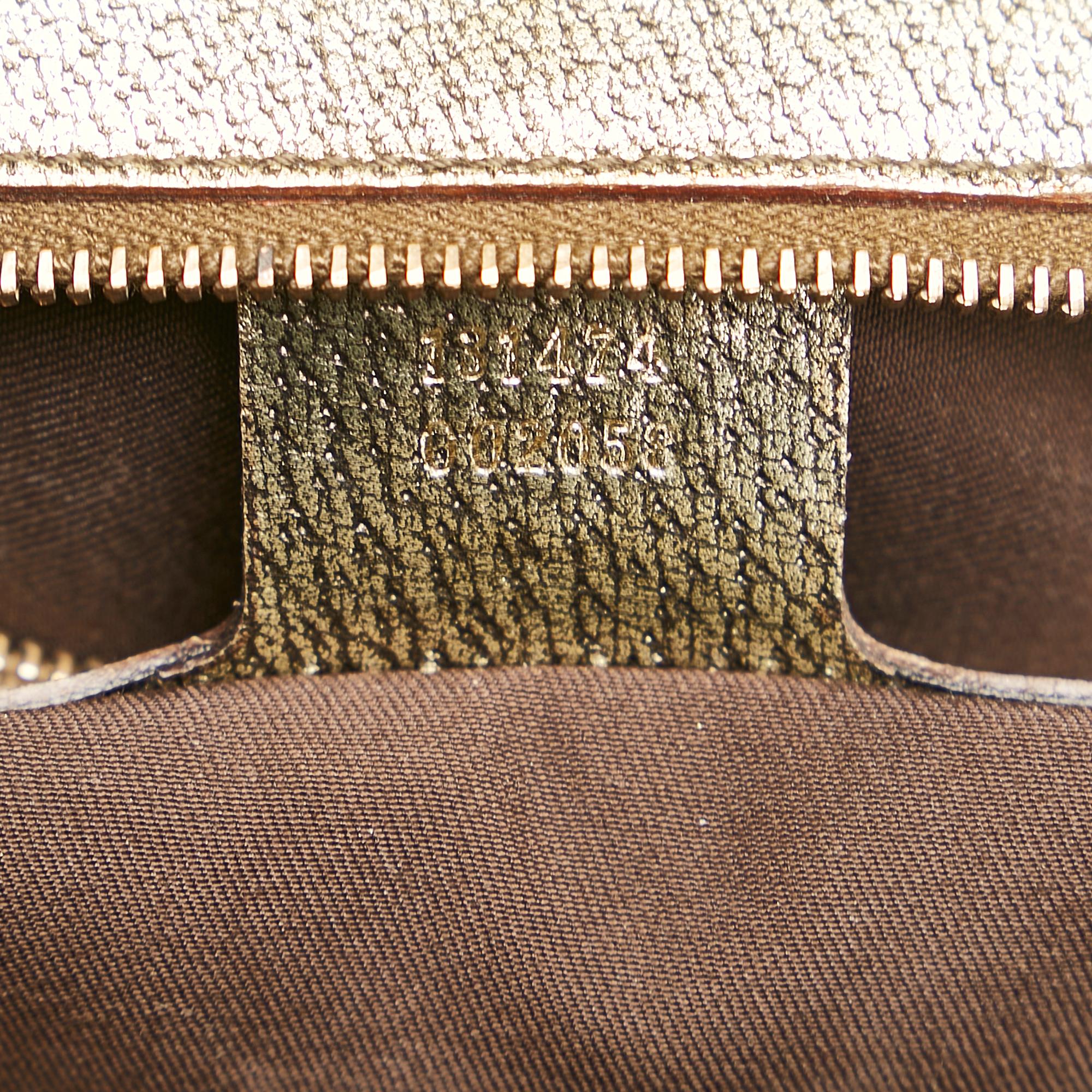 Gucci GG Canvas Horsebit Shoulder Bag (SHG-35618)