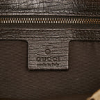 Gucci GG Canvas Horsebit Shoulder Bag (SHG-cAREcT)
