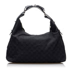 Gucci GG Canvas Horsebit Shoulder Bag (SHG-wbDRzT)