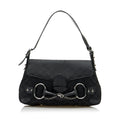 Gucci GG Canvas Horsebit Shoulder Bag (SHG-Tiyfj5)