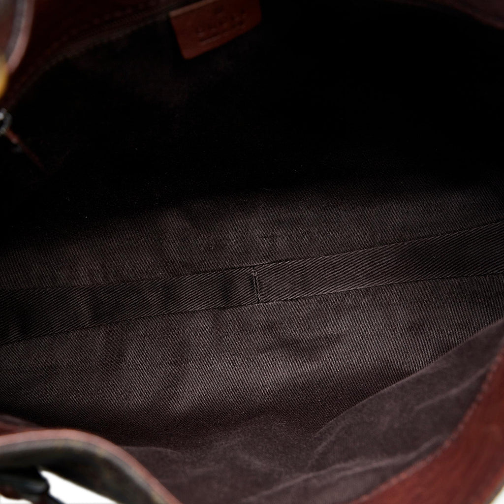 Gucci GG Canvas Horsebit Shoulder Bag (SHG-LWBer5)