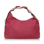 Gucci GG Canvas Horsebit Shoulder bag (SHG-30135)