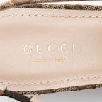 Gucci GG Canvas Horsebit Slingback Pumps - Size 9.5 / 39.5